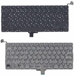 Клавіатура для ноутбука Apple MacBook 2011+ (A1278) Black, (Оригінал), (No Frame), RU (вертикальний ентер) - мініатюра 3