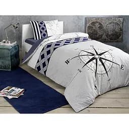 Комплект постільної білизни TAC Navi Полуторний Різнокольоровий 000229538