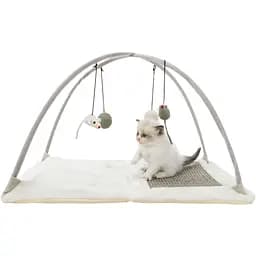 Іграшка для котів Trixie Килимок драпак ігровий з іграшками Junior 60x33x42 см (43114) - мініатюра 5