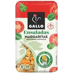 Макаронные изделия Gallo Ensaladas Margaritas Маргаритки с томатами и шпинатом 450 г