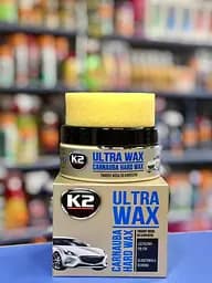 Поліроль кузова автовоск K2 Ultra Wax 250 г з губкою