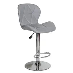 Крісло Mealux Hommex Martini Light Grey (H-445 Light Grey/Сhrome base)