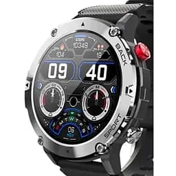 Смарт-часы Lemfo C22 силиконовый ремешок silver silver (16356)