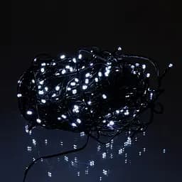 Гірлянда Нитка вулична 300 LED 30 м на сонячній батареї чорна, білий GarlandoPro SB300L30MBW - мініатюра 8
