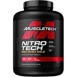 Протеин MuscleTech Nitro Tech 100% Whey Gold Печенье-крем 2.27 кг
