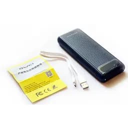 Зовнішній акумулятор Power Bank Awei P70K 20000 mAh Чорний - мініатюра 6
