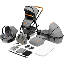 Коляска універсальна 3в1 Lionelo Amber Grey Stone, сіра (LO-AMBER GREY STONE (3in1)) - мініатюра 15