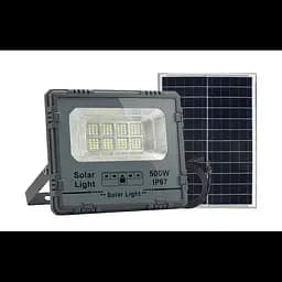 Вуличний LED ліхтар на сонячних батареях Yiwu 37x30.8x7.5 см прожектор світлодіодний вуличний 480 LED 500 Вт із сонячною панеллю HP-5-63