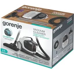 Пилосос Gorenje VCEA 01 GACWCY біло-чорний (CJ173) - мініатюра 5