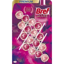 Туалетні блоки для унітаза Bref Deluxe Витончена магнолія 4 шт. х 50 г