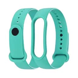 Силиконовый ремешок для Xiaomi Mi Band 5/6 цвет 11 бирюзовый