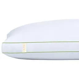 Подушка пух Cosas Feather антиалергенна 50x70 см 2 шт. білий (Set_2PillowFluff_BKGreen_50x70) - мініатюра 5