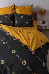 Комплект постільної білизни ТЕП Soft dreams Grey And Orange сімейний сірий з помаранчевим (2-03860_26022) - мініатюра 5