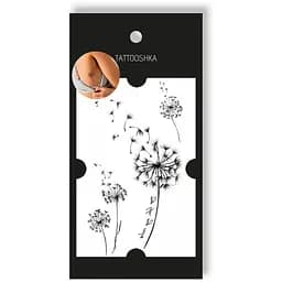 Тату Tattooshka "Одуванчики с фразой" L-67 (4825800010280)