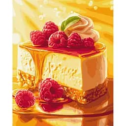 Картина за номерами на підрамнику Brushme Медовий чізкейк