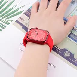 Ремінець для смарт-годинника Hoco iWatch WA15 Flexible series 8-character buckle solid color silicone strap 42/44/45/49 мм - мініатюра 9