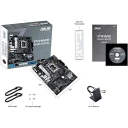 Материнська плата Asus Prime H610M-A WIFI D4 s1700 H610 2xDDR4 M.2 HDMI D-Sub DP Wi-Fi BT mATX - мініатюра 2