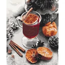 Картина по номерам Бокал глинтвейна 40х50 см 12134-AC