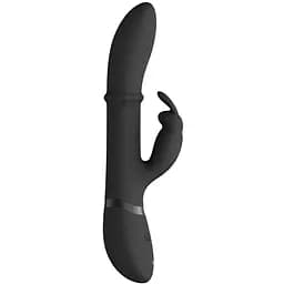 Вибратор-кролик ShotsToys Halo 24.5 см (черный)