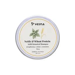 Твердий шампунь Кропива та Протеїн пшениці Vesna 80 г