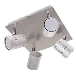 Светильник Brille настенный-потолочный спот поворотный накладной HTL-205/4 GU10 SN