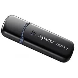USB флеш накопичувач Apacer 64GB AH355 Black USB 3.0 (AP64GAH355B-1) - мініатюра 2