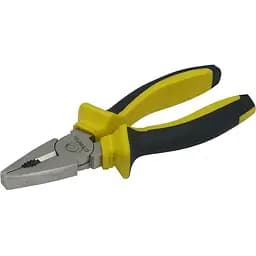 Плоскогубці Сталь нікельовані з двокомпонентними рукоятками 180 мм (39968)