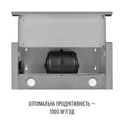 Витяжка телескопічна Perfelli TL 6622 I 1000 LED - мініатюра 8