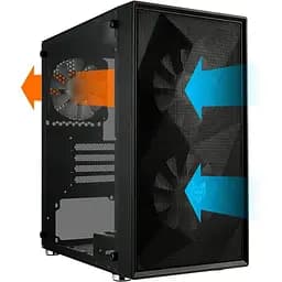 Корпус FSP CST130BASICB без БЖ Black (CST130BASICB) - мініатюра 6