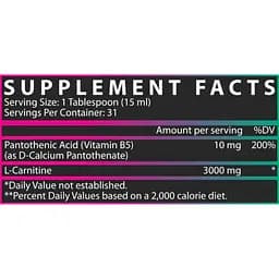 Жироспалювач Nutrex Research Liquid L-Carnitine 3000 Strawberry Watermelon 465 мл - мініатюра 2