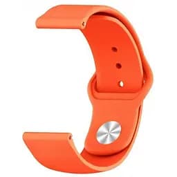 Ремінець Silicone 20 mm Watch Active/Galaxy S4 42 mm/Gear S2/Xiaomi Amazfit Помаранчевий