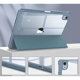 Чохол-книжка BeCover Soft Edge TPU з кріпленням Apple Pencil для Apple iPad Air 11" M2/M3 2024/2025 Blue Haze (711703) - мініатюра 2