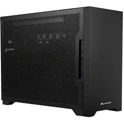 Корпус ALmordor Sharky ITX 170I Black, без БП, Mini Tower SFF, для Mini ITX, 1xUSB 3.0, 1xType-C, макс. CPU – 70 мм/VGA – 330 мм/PSU – 160 мм, райзер для вертикальной установки GPU, алюминиевый (ALS170IBK)