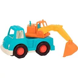 Баттатомобіль Battat Екскаватор блакитний з помаранчевим