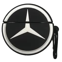 Силіконовий футляр Brand для навушників AirPods 3 + карабін Mercedes