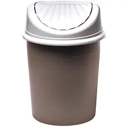 Ведро для мусора Stars Plast 4 л какао (94212/как)