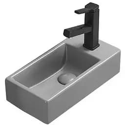 Умивальник Mexen Inez 40 grey matt лівий накладний підвісний MEX-21484061L, Сірий