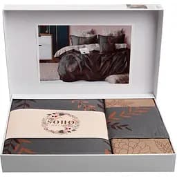 Комплект постельного белья Soho Lounge Romantica Brown Евро 200x230 см бежевый (A130118)