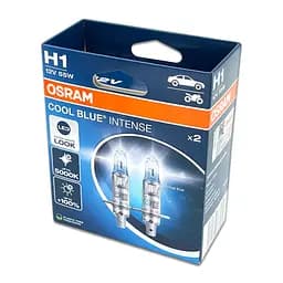 Комплект галогенових ламп OSRAM H1 64150CBN-2HB Cool Blue Intense NG +100% 5000K 55W 12V P14.5s (2 шт) - мініатюра 6