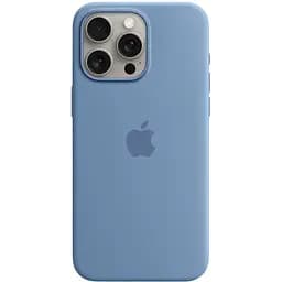 Чохол Epik SilIcone Case with MagSafe and Animation [Colorless] для iPhone 15 Pro Max Winter Blue