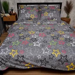 Комплект постільної білизни Moon&Star Дитячий 110x140 см наволочки 2x50x70 см Cosmic Party Бязь Gold Люкс - мініатюра 2
