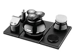 Электробритва 5 в 1 Kemei KM-1109 для головы и бороды (7D Головка, LCD-дисплей, Подставка)