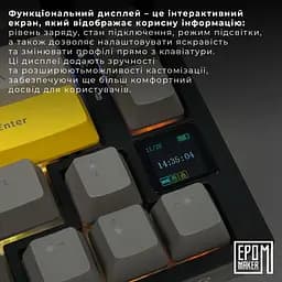 Клавіатура Epomaker AK820 Pro Gift Switch Black механічна бездротова (AK820-PRO-B-G)  - мініатюра 8