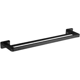 Тримач для рушника VBI Mars black подвійна VBI-040108BL Чорний матовий