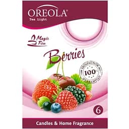 Свічка запахова Oreola Ягоди 6 шт.