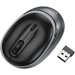 Мишка безпровідна Hoco GM34 Nuevo Dual-mode Business Wireless/bluetooth Mouse чорний сірий