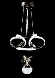 Люстра стельова LED Splendid Ray L124/2, 2 лампи, золото, білий, регульована висота 30-120 см - мініатюра 3