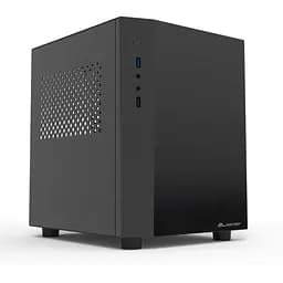 Корпус ALmordor Solar 210 SFF Black без БЖ для Mini ITX, 1xUSB 2.0, 1xUSB 3.0, макс. CPU – 85 мм/VGA – 230 мм/PSU – 160 мм, алюминиевый (ALS210SFFBK)