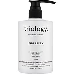 Шампунь для пошкодженого та фарбованого волосся Triology. Fiberplex відновлювальний 500 мл