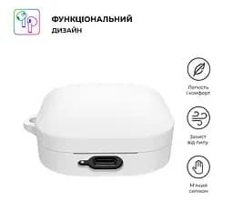Силіконовий чохол для навушників Xiaomi Redmi Buds 6 Active, Hang Case, білий, ультратонкий захисний кейс товщиною 2 мм, захист від подряпин, пилу та ударів, компактний, з карабіном для кріплення, ArmorStandart (ARM81091) - мініатюра 2